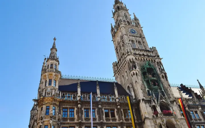 Marienplatz et le nouvel hôtel de ville
